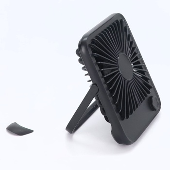 Stolný ventilátor Dealswin LED mini čierna2