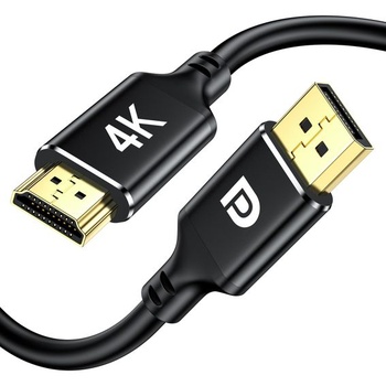 Kábel 4K DisplayPort na HDMI, 2m jednosmerný, DisplayPort z počítača na HDMI monitor, DP 1.2 na