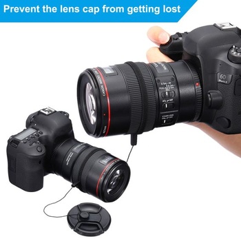 PATIKIL Sada krytiek objektívu 39 mm, 3 kusy bočných krytiek objektívu pre predný objektív s čistiacim