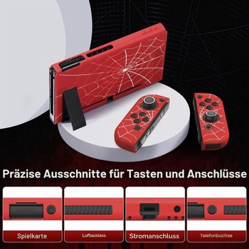 Ochranné puzdro JINGDU kompatibilné so Switch 2017, TPU puzdro pre konzolu Switch a rukoväť