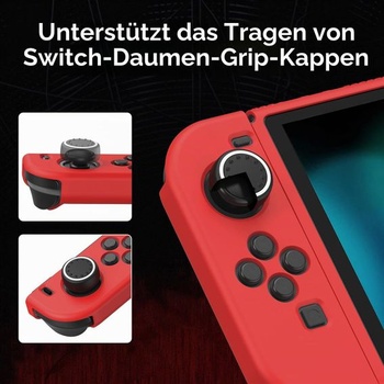 Ochranné puzdro JINGDU kompatibilné so Switch 2017, TPU puzdro pre konzolu Switch a rukoväť