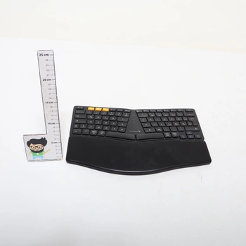 ProtoArc Bluetooth ergonomická klávesnica, EK04 Mini bezdrôtová ergonomická klávesnica, kompaktná s