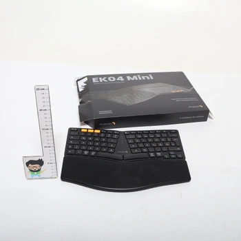 ProtoArc Bluetooth ergonomická klávesnica, EK04 Mini bezdrôtová ergonomická klávesnica, kompaktná s