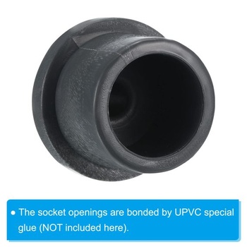PATIKIL 3dílná sada redukčních tvarovek z UPVC, vnější průměr 25 mm, 11 mm, ostnatá rovná spojka,