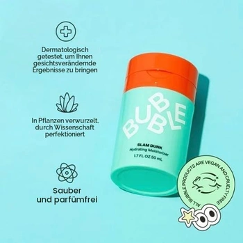Hydratační krém na obličej Bubble Skincare Slam Dunk, pro…