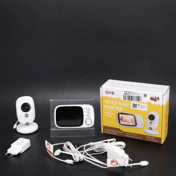 Dětská chůvička GHB, 3,2 palcová dětská chůvička, video LCD, barevný dohled nad dětmi, 2,4 GHz,