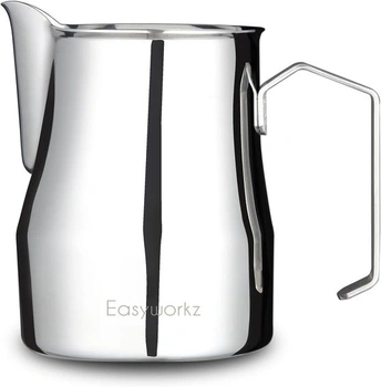 Easyworkz Nerezová oceľová kanvica na penenie mlieka 450ml…