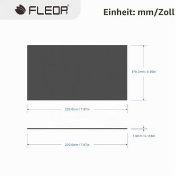 FLEOR 20x17cm pickguard pre akustickú gitaru Materiál: Odolná fólia proti poškriabaniu, samolepiaca