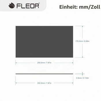 FLEOR 20x17cm pickguard pro akustickou kytaru Materiál: Odolná fólie proti poškrábání, samolepicí