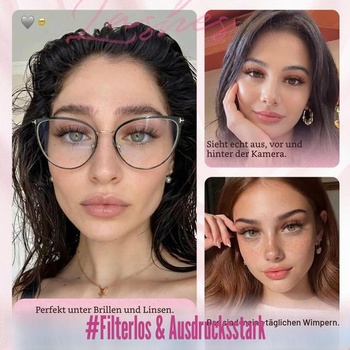 EMEDA Braune cluster Wimpern 8-14mm mix DIY Einzel Wimpern Extensions Lash Clusters Hnědé a černé