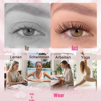 EMEDA Braune cluster Wimpern 8-14mm mix DIY Einzel Wimpern Extensions Lash Clusters Hnedé a čierne