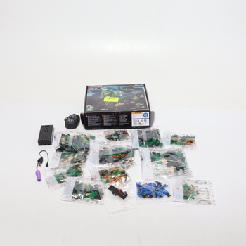 HiWEEGO Technic Robot pre deti so svetlom - 5 v 1 Dinosaurus Sada na diaľkové ovládanie, 877 dielikov RC