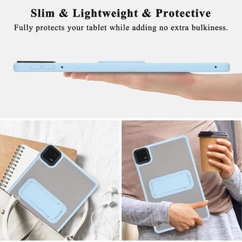 Pouzdro GIOPUEY pro Xiaomi Pad 7/7 Pro, se stojánkem, tvrdé PC + měkké TPU, matné pouzdro,