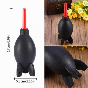 Vzduchový ventilátor, čistenie fotoaparátov Dust Rocket, čistenie citlivých povrchov, mäkký gumový