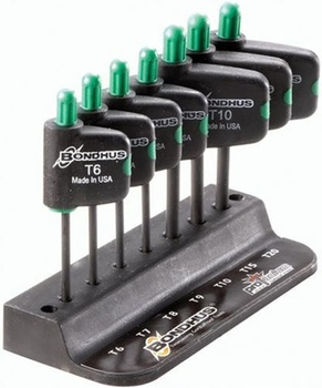 Súprava kľúčov Bondhus 34445 Torx Flag T6-T15