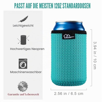WK IEASON Standardní obaly na plechovky 12 oz, izolační držák, obaly na pivní lahve 12 oz,