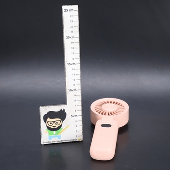 Ruční ventilátor, mini ventilátor, dobíjecí přes USB s baterií 3600 mAh a LED displejem,