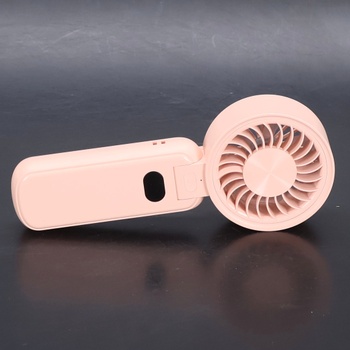 Ruční ventilátor, mini ventilátor, dobíjecí přes USB s baterií 3600 mAh a LED displejem,