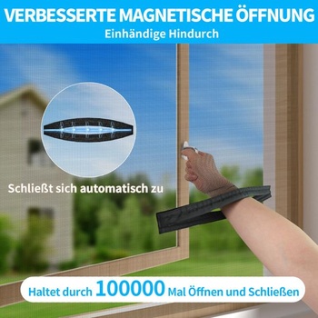 Sieť proti hmyzu BKSAI do strešných okien, ochrana proti hmyzu s magnetickým prístupom do okna,