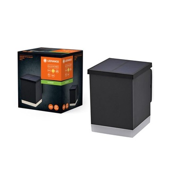 Vonkajšie nástenné svietidlo LEDVANCE ENDURA STYLE SOLAR WALL, 0,5 W, 50 lm, nástenné svietidlo, tmavo
