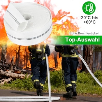 Záhradná hadica KOVSGQ 32 mm, 20 m, biela