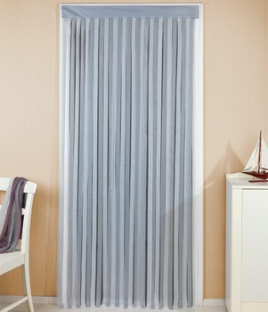Dverný záves Wenko H-60178 sivo-biely 90x200