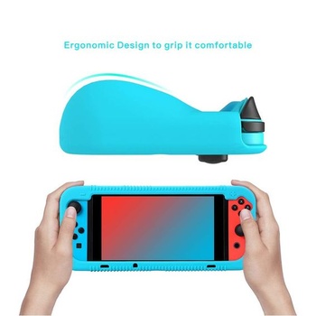 Púzdro Teyomi pre Nintendo Switch, silikónové ochranné púzdro s polstrovaním a odolným dizajnom