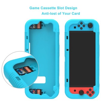 Pouzdro Teyomi pro Nintendo Switch, silikonové ochranné pouzdro s polstrováním a odolným designem