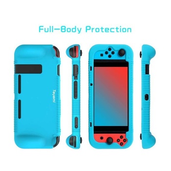 Pouzdro Teyomi pro Nintendo Switch, silikonové ochranné pouzdro s polstrováním a odolným designem