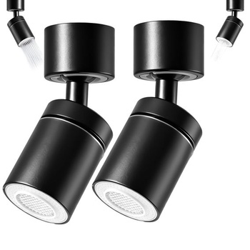 TIANLIN 2dielny 360° otočný perlátor s nástavcom M22 na batériu s dvoma režimami prúdu, pre
