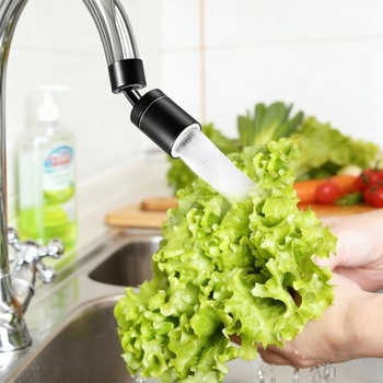 TIANLIN 2dielny 360° otočný perlátor s nástavcom M22 na batériu s dvoma režimami prúdu, pre