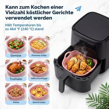 Zapékací pekáč do fritézy, keramický zapékací pekáč, malý zapékací pekáč, pekáč do trouby s