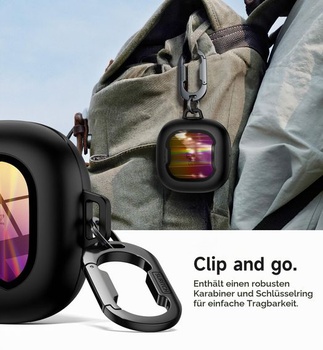 Puzdro SURITCH kompatibilné s Shokz OpenFit 2/OpenFit 2+, nárazuvzdorné ochranné puzdro s