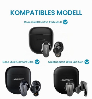 Puzdro SURITCH pre slúchadlá Bose QuietComfort Earbuds II 2022/QuietComfort Ultra 2023/Ultra