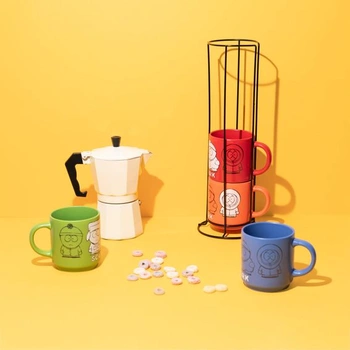 Súprava 4 keramických hrnčekov na kávu Grupo Erik South Park Mug