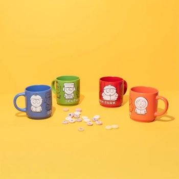 Súprava 4 keramických hrnčekov na kávu Grupo Erik South Park Mug