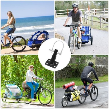 Ťažné zariadenie pre príves bicykla, spojka pre bicykel s poistným čapom