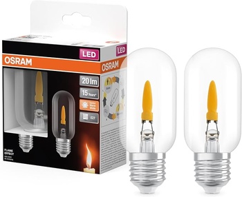LED žiarovka Osram s efektom plameňa 2ks