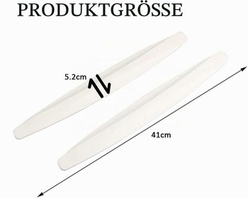 Voarge 4dílná univerzální ochrana rohů nárazníku auta, samolepky proti poškrábání, proužky, odolné