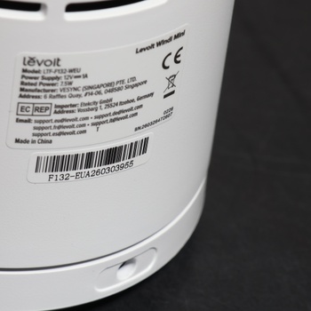 Přenosný ventilátor Levoit LTF-F132-WEU