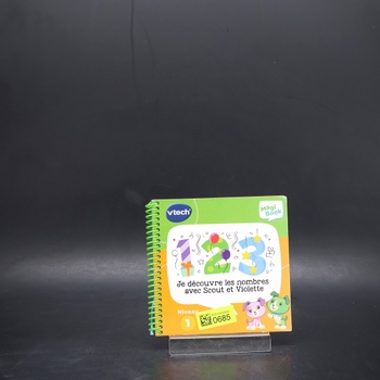 VTech - MagiBook, Výuková kniha pro děti Úroveň 1 Objevuji čísla se skautem a Violette, Ilustrované