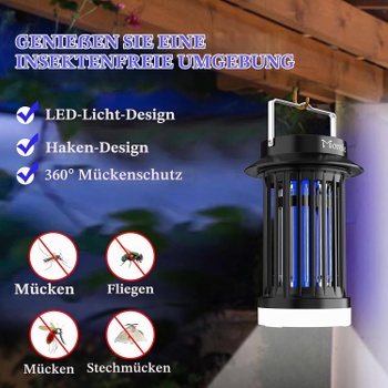 Elektrický lapač hmyzu Morole s LED světlem