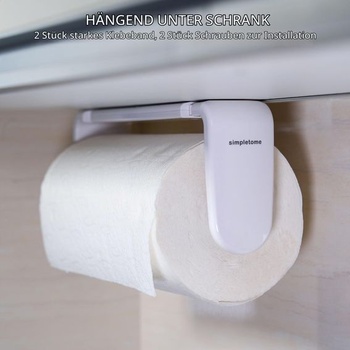 Držiak kuchynských utierok Simpletome, trhanie jednou rukou, adaptívne napínacie rameno, nastaviteľná
