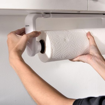 Držiak kuchynských utierok Simpletome, trhanie jednou rukou, adaptívne napínacie rameno, nastaviteľná