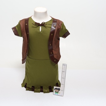 Strašidelné výtvory Renesančná sada detských kostýmov Robin Hood Deluxe pre Halloweenskú prezliekaciu