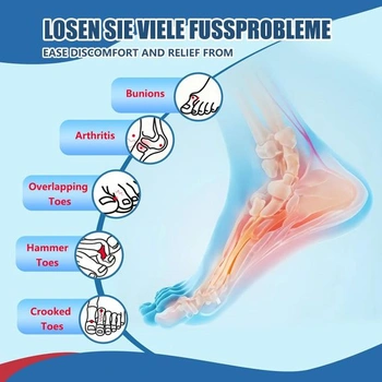 2x korekční dlaha na Hallux Valgus - narovnání prstů ve dne i v noci, bandáž na Hallux Valgus pro