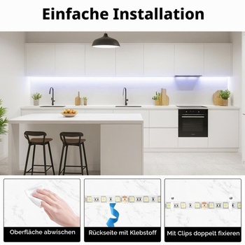 INextStation 12V LED pásik studená biela 5m IP65 vodeodolný 300 LED diód