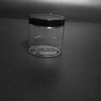 Sada dóz, s čiernym viečkom, 9 cm, 16 ks