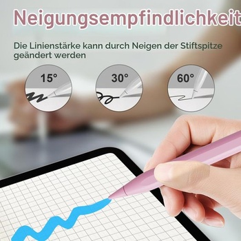 Ceruzka pre iPad 2018-2026, 15 minútová rýchlonabíjacia ceruzka pre iPad ružová