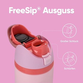 Izolovaná nerezová fľaša na vodu Owala FreeSip so slamkou, 710 ml – bez BPA, ideálna pre šport,